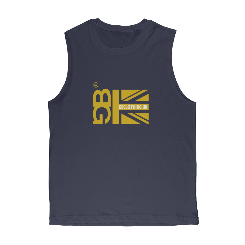 Mustard Flag Classic Adult Muscle Top