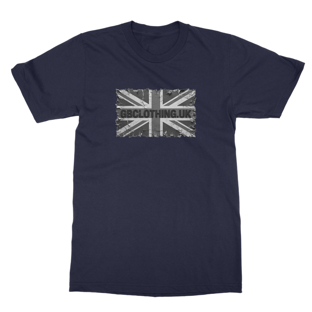 Distressed Black Flag Classic Adult T-Shirt