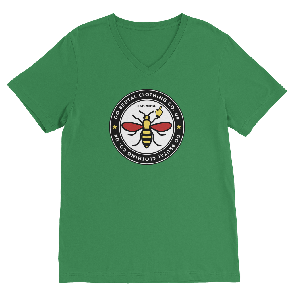 GBee Of Manchester Classic V-Neck T-Shirt