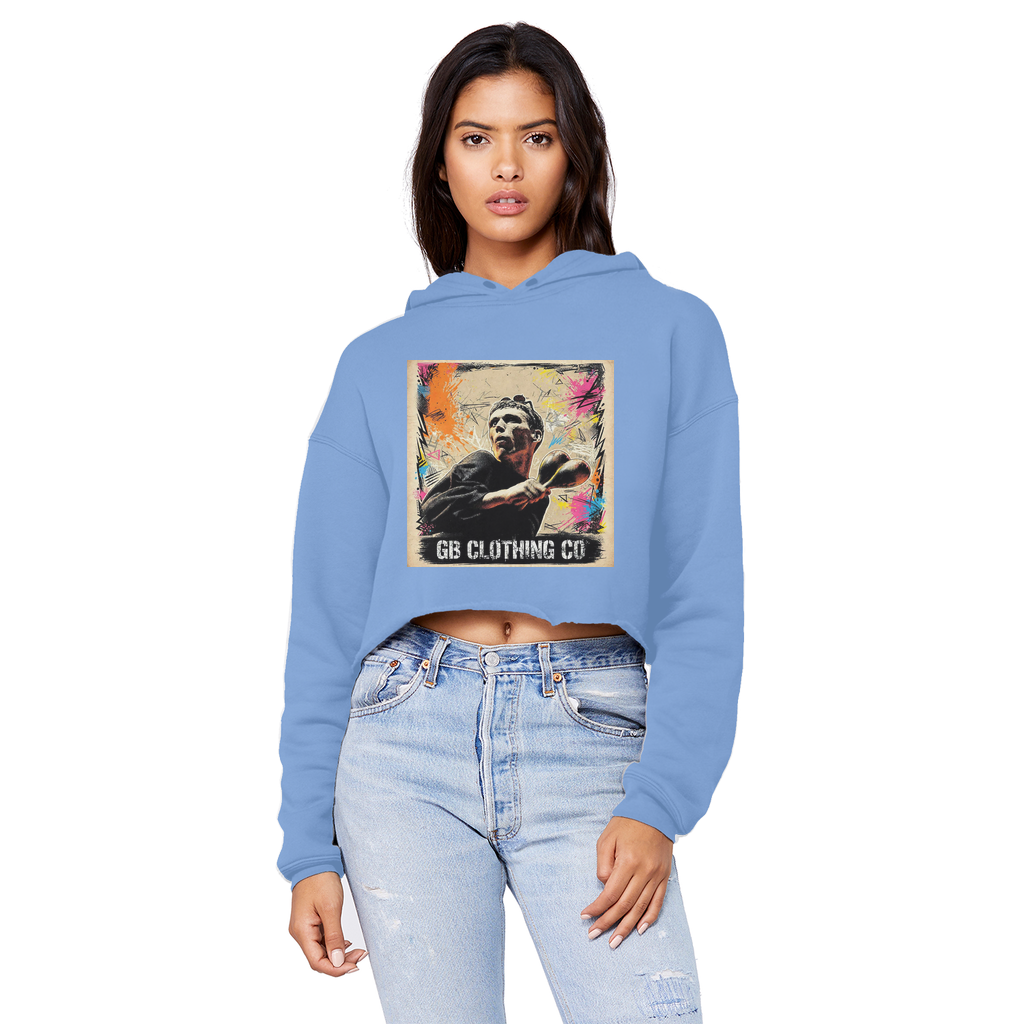 GB Legends - Bez Cropped Raw Edge Boyfriend Hoodie