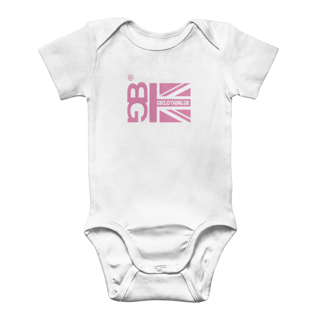 GBClothing Pink Flag Classic Baby Onesie Bodysuit