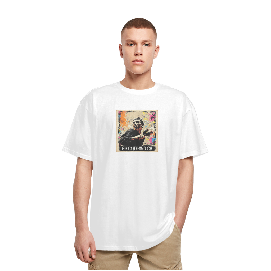 GB Legends - Bez Heavy Oversized T-Shirt