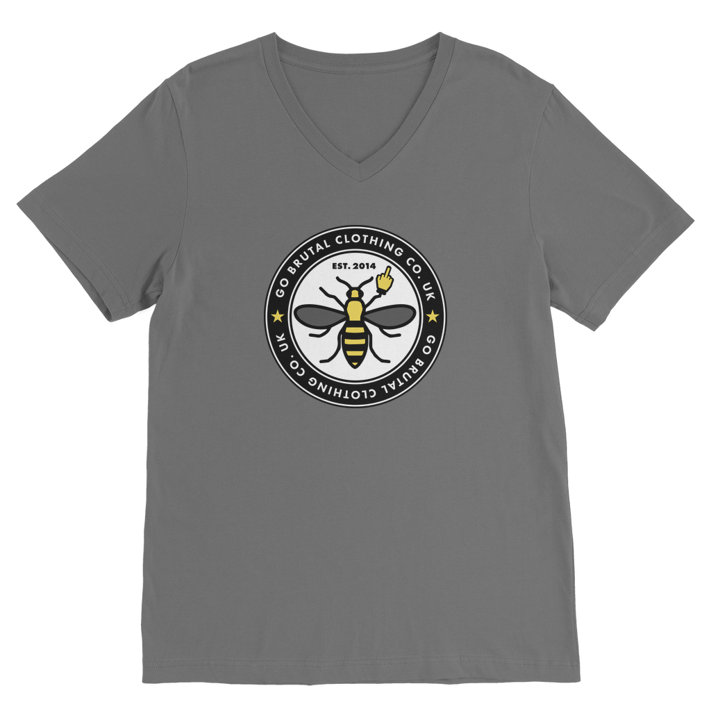 GBee Of Manchester Classic V-Neck T-Shirt