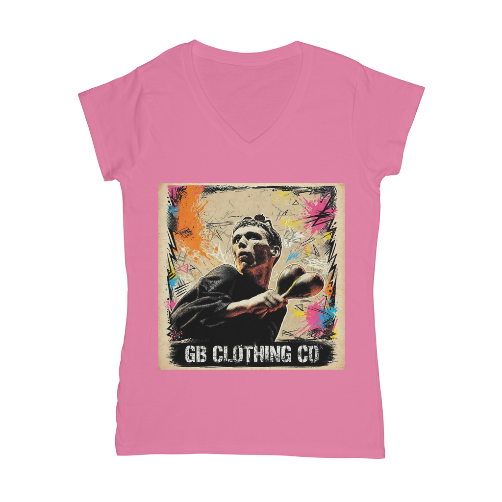 GB Legends - Bez Classic Women's V-Neck T-Shirt