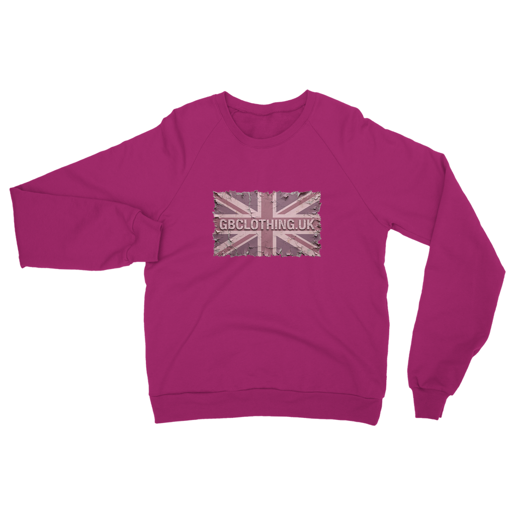 Distressed Pink Classic Adult Sweatshirt
