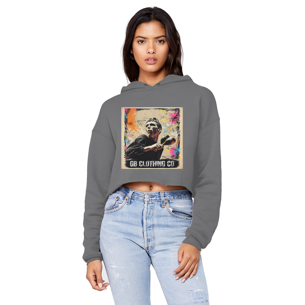 GB Legends - Bez Cropped Raw Edge Boyfriend Hoodie