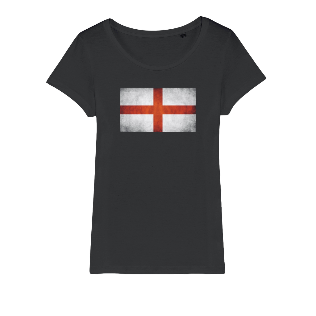 England Organic Jersey Womens T-Shirt