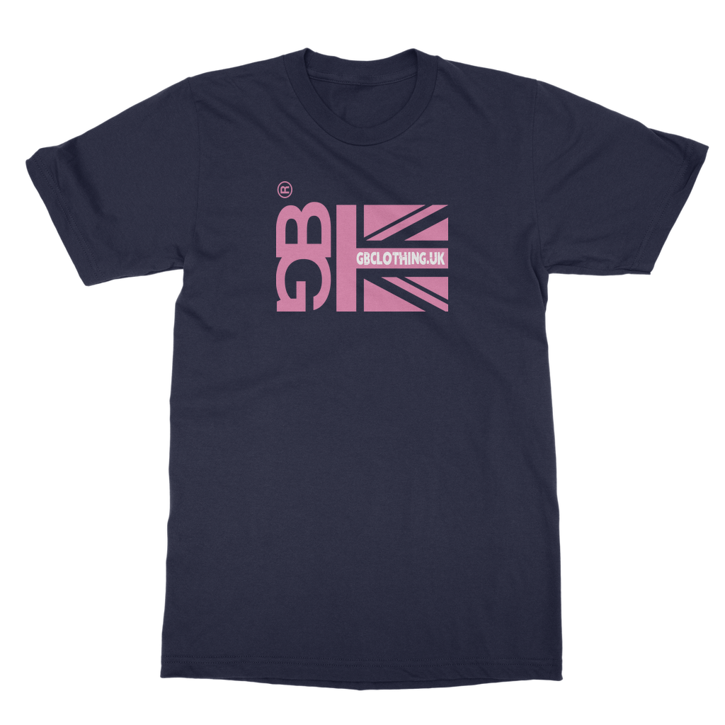 Pink Flag Classic Heavy Cotton Adult T-Shirt