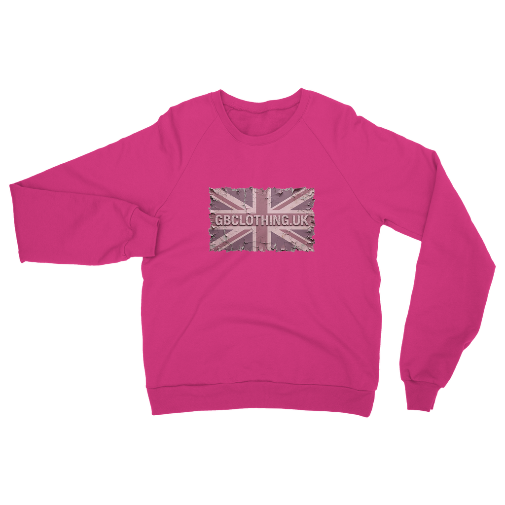 Distressed Pink Classic Adult Sweatshirt