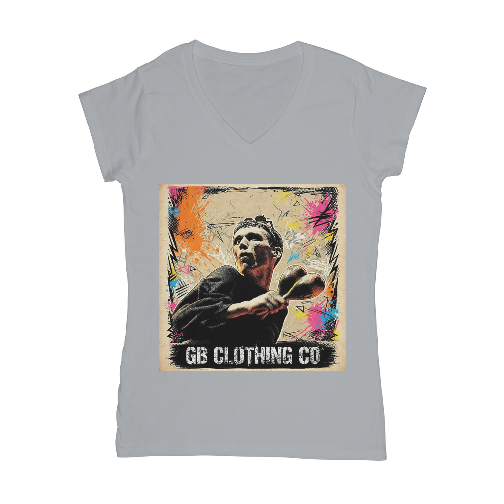 GB Legends - Bez Classic Women's V-Neck T-Shirt