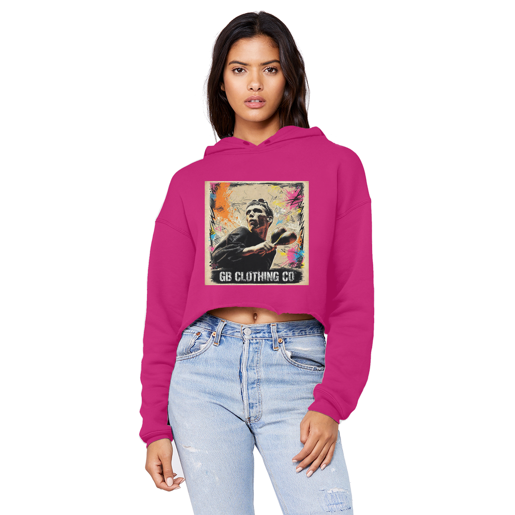 GB Legends - Bez Cropped Raw Edge Boyfriend Hoodie