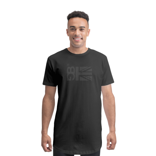 All Black Premium Long Body T-Shirt