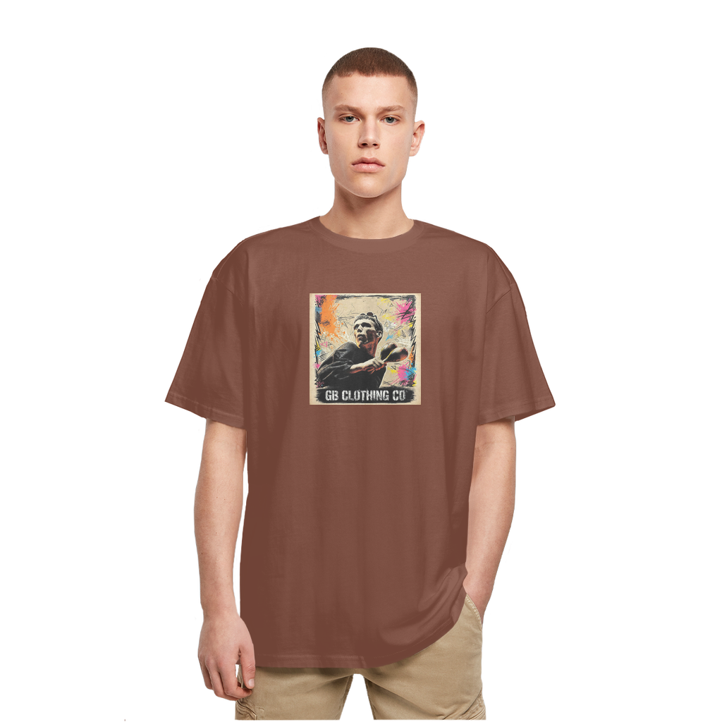 GB Legends - Bez Heavy Oversized T-Shirt