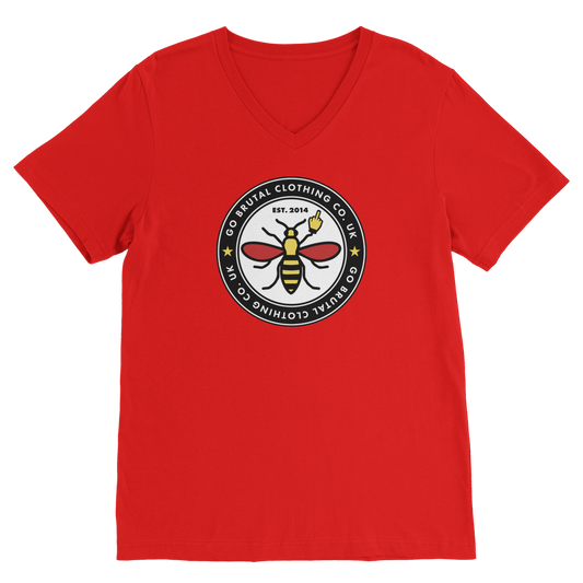 GBee Of Manchester Classic V-Neck T-Shirt
