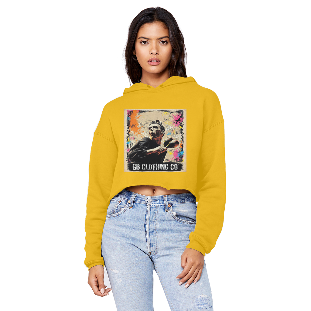 GB Legends - Bez Cropped Raw Edge Boyfriend Hoodie