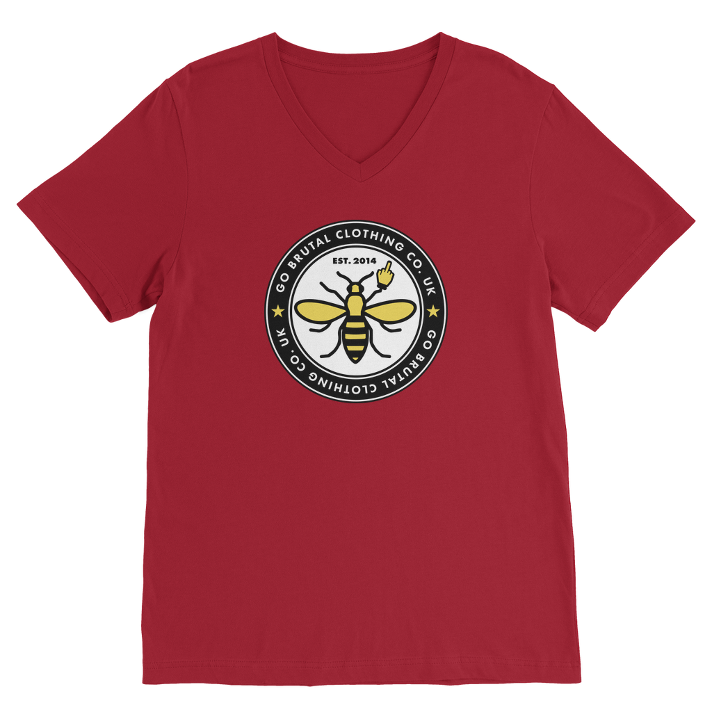 GBee Of Manchester Premium V-Neck T-Shirt