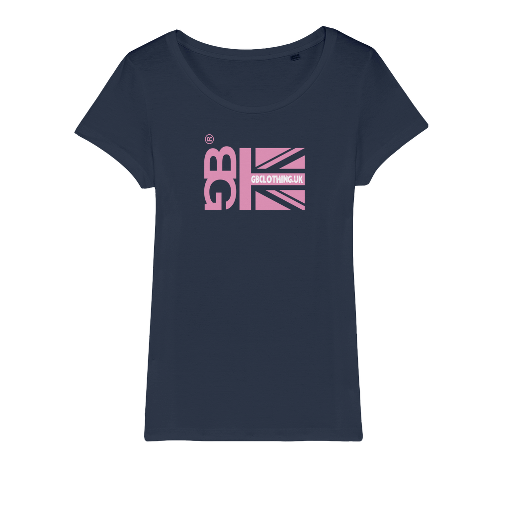 Pink Flag Organic Jersey Womens T-Shirt
