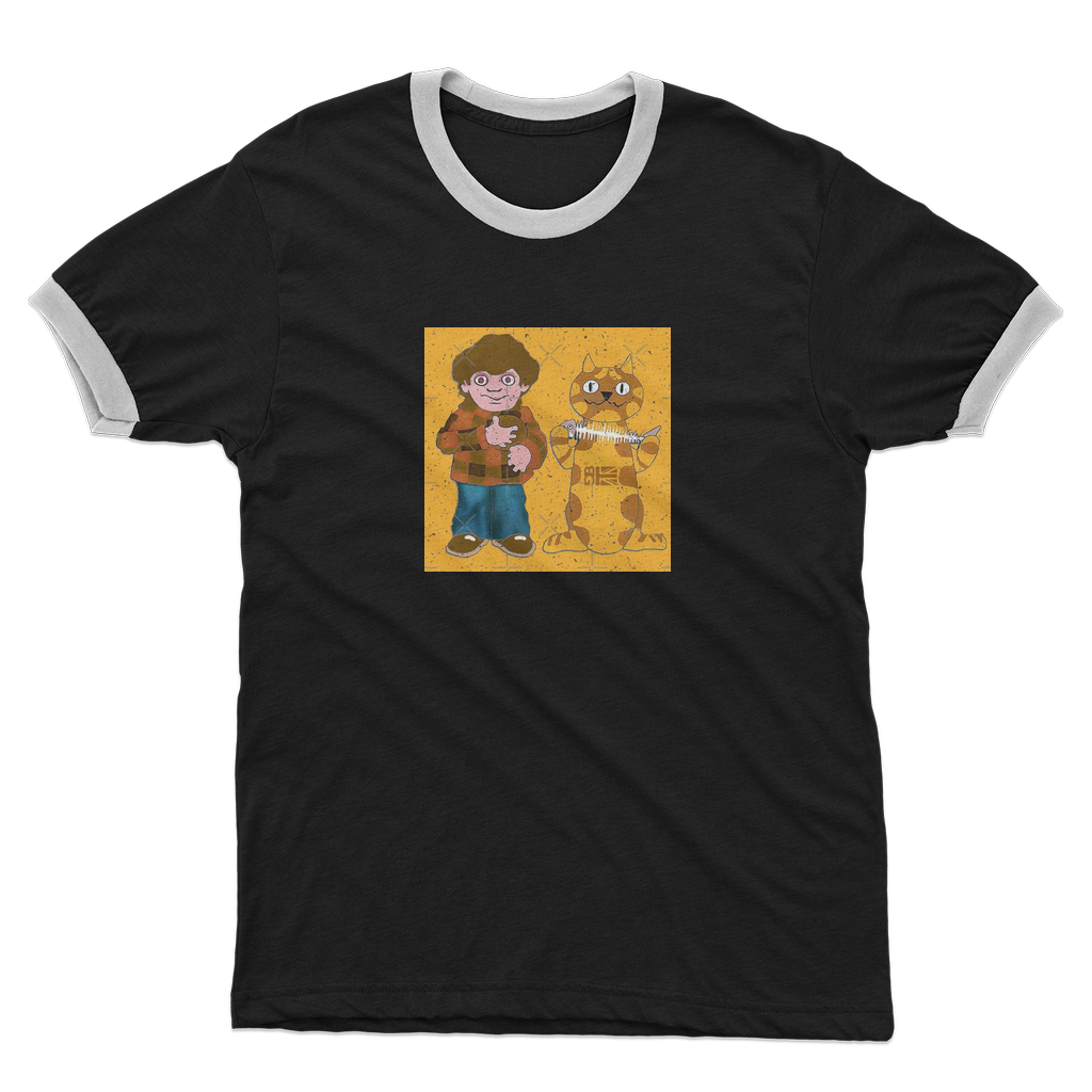 Charly Says Adult Ringer T-Shirt