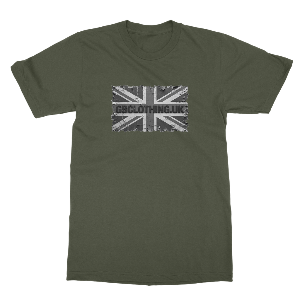 Distressed Black Flag Classic Adult T-Shirt