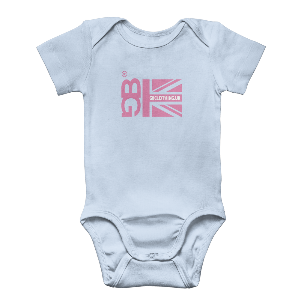GBClothing Pink Flag Classic Baby Onesie Bodysuit