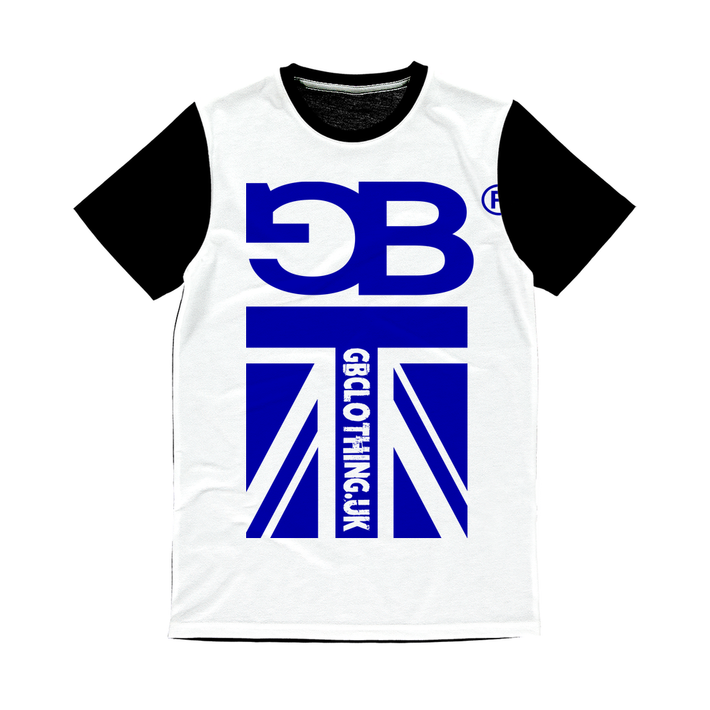 Blue Flag Classic Sublimation Panel T-Shirt