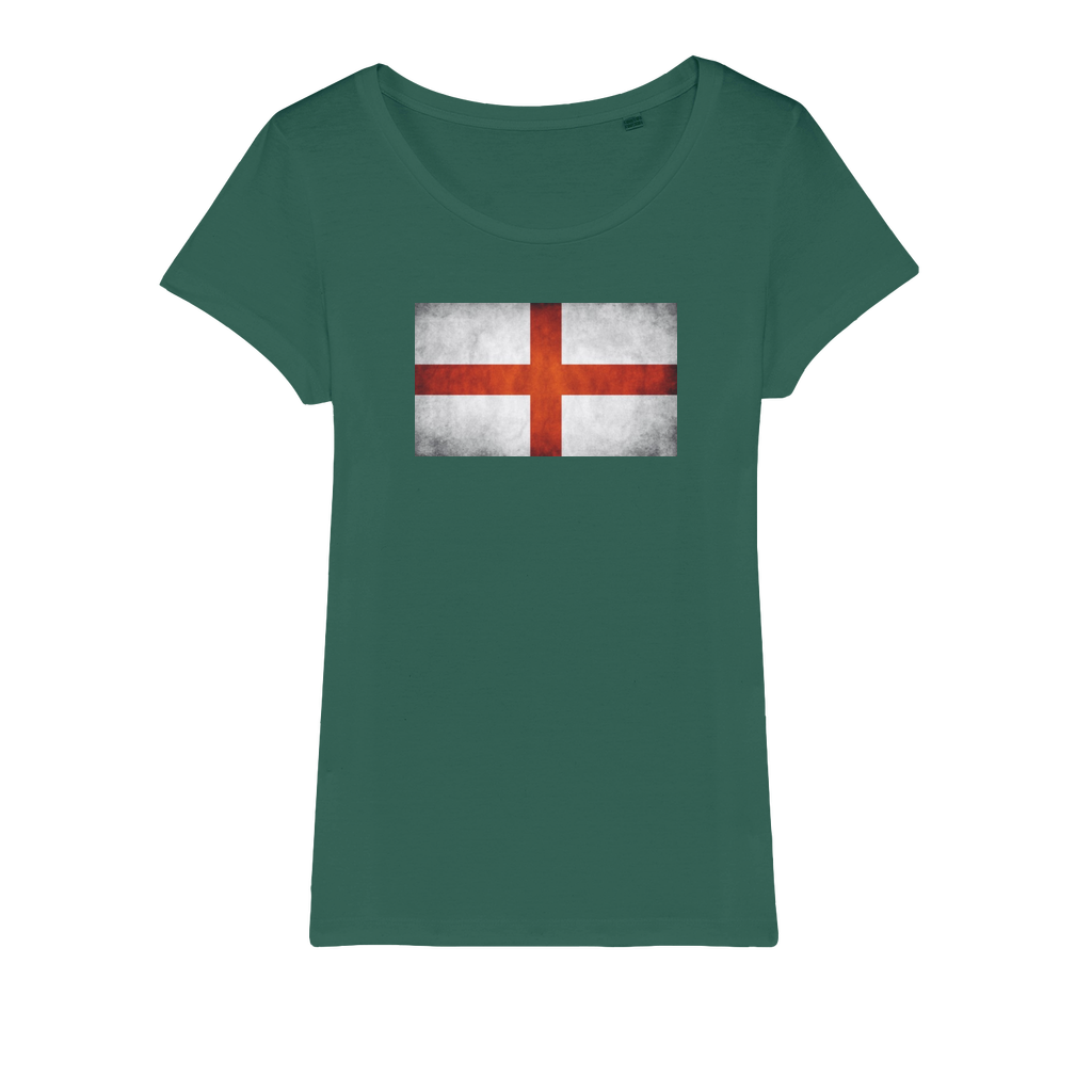 England Organic Jersey Womens T-Shirt