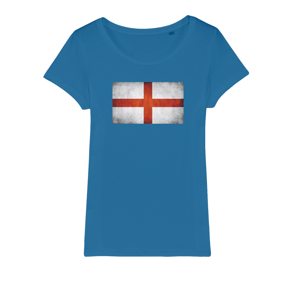 England Organic Jersey Womens T-Shirt