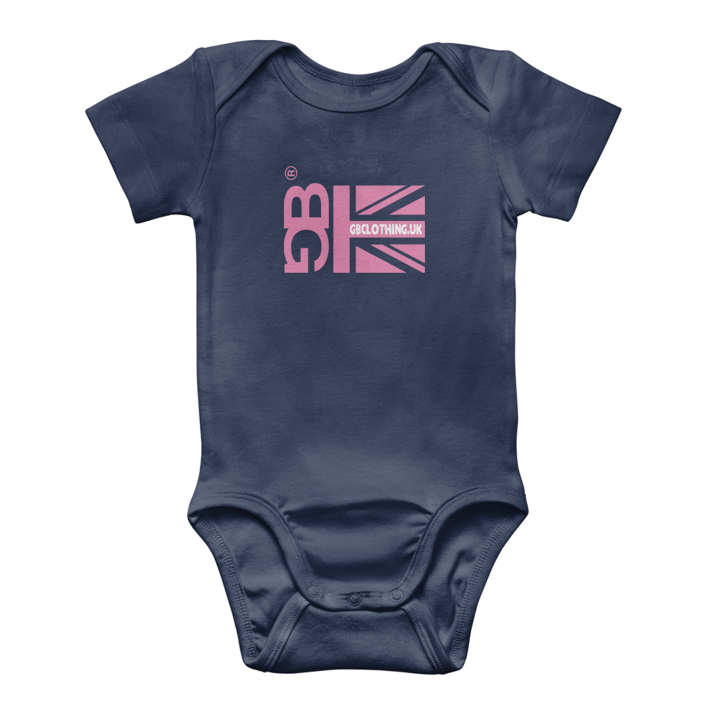 GBClothing Pink Flag Classic Baby Onesie Bodysuit