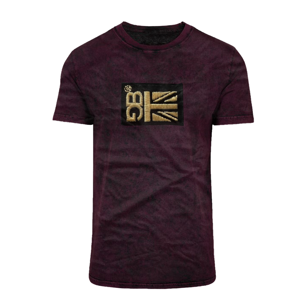 GB Gold Acid Washed T-Shirt