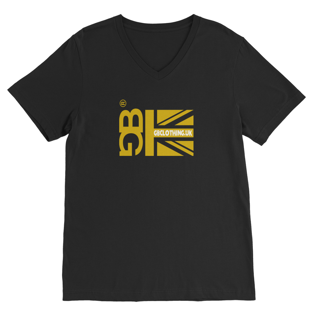 Mustard Flag Premium V-Neck T-Shirt
