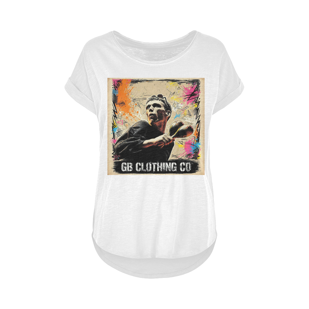 GB Legends - Bez Women's Long Slub T-Shirt XS-5XL