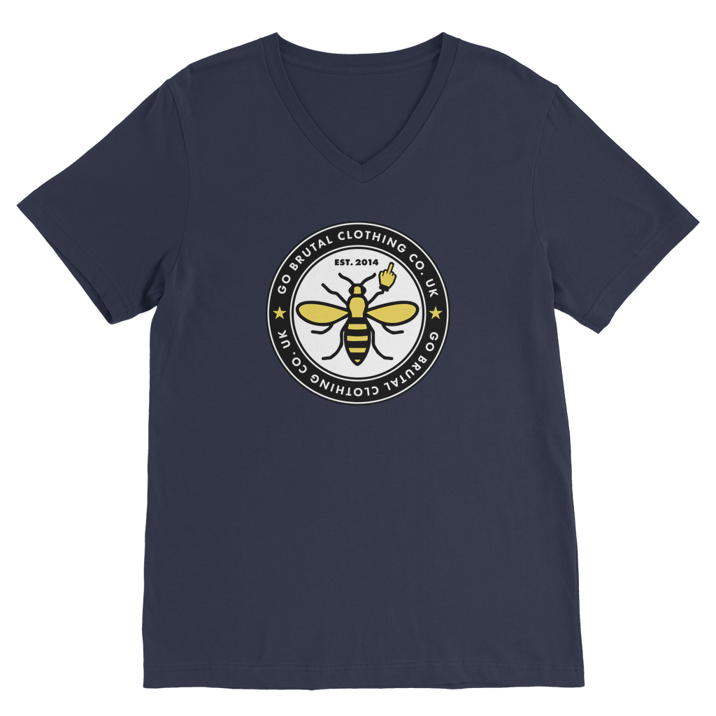 GBee Of Manchester Premium V-Neck T-Shirt