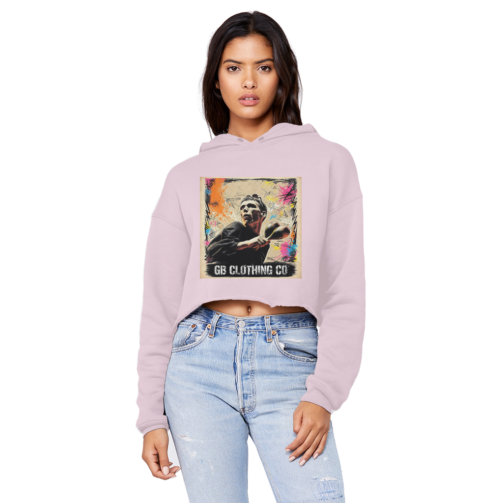 GB Legends - Bez Cropped Raw Edge Boyfriend Hoodie