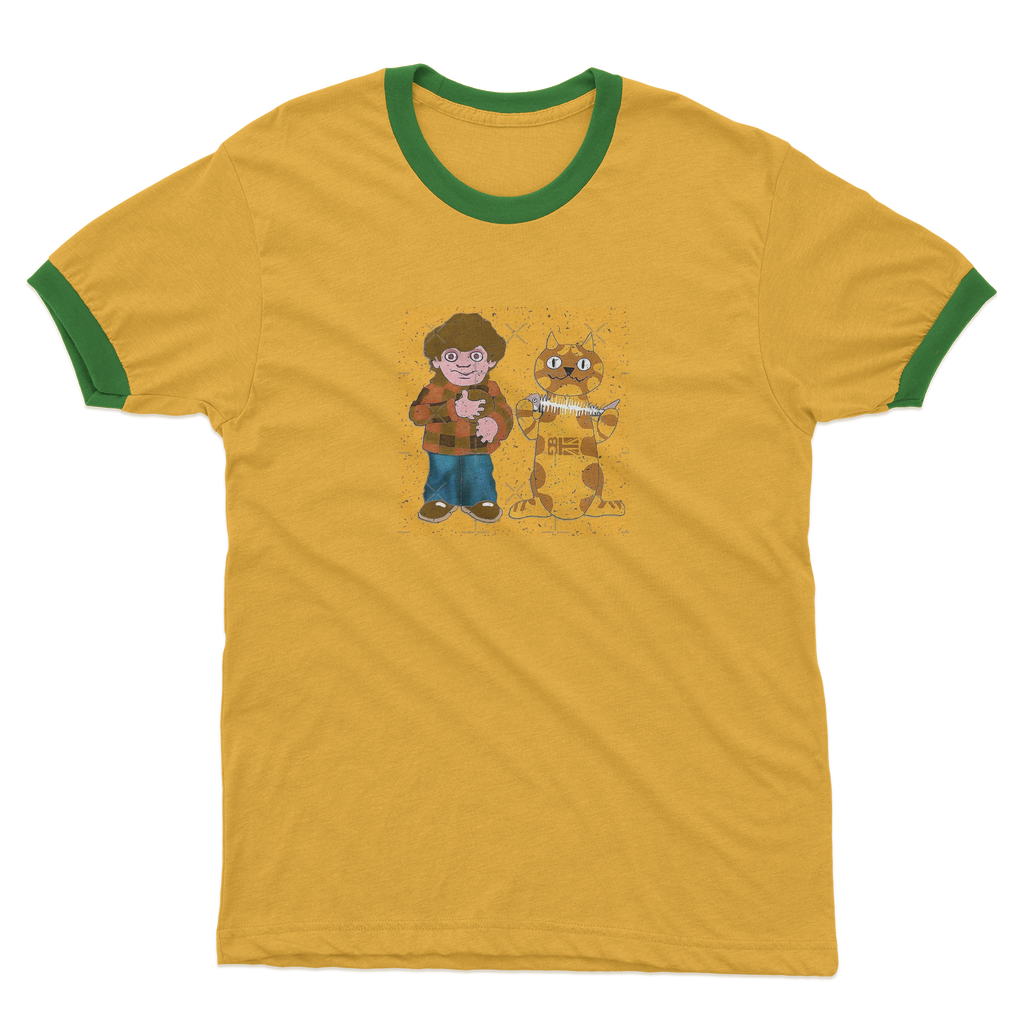 Charly Says Adult Ringer T-Shirt