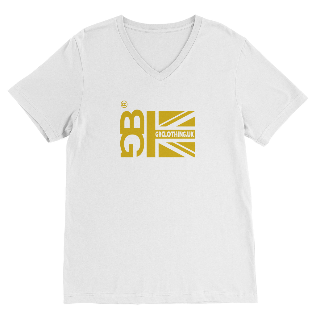 Mustard Flag Premium V-Neck T-Shirt