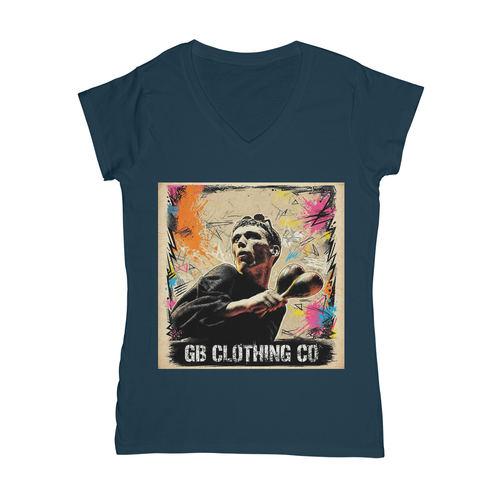 GB Legends - Bez Classic Women's V-Neck T-Shirt