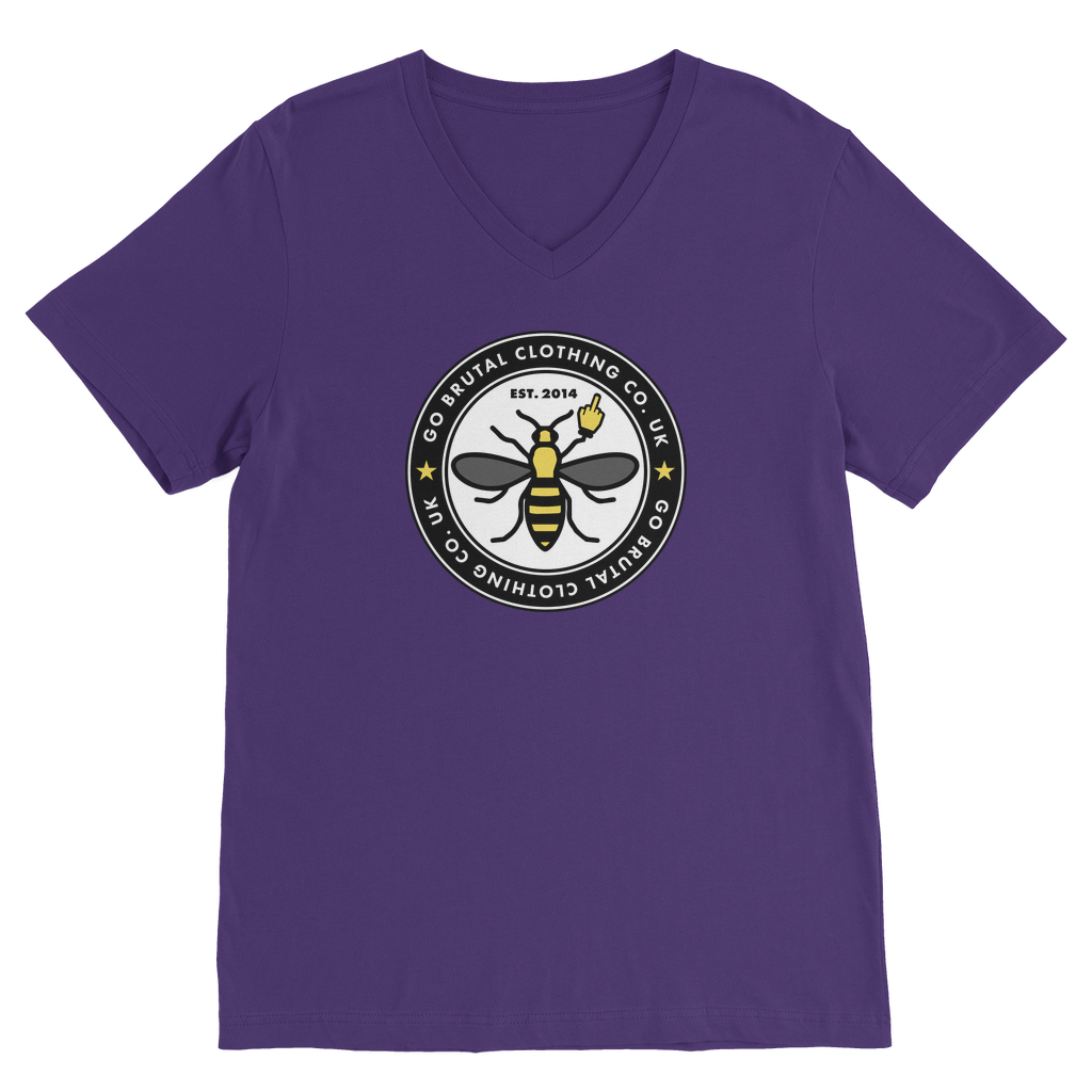 GBee Of Manchester Classic V-Neck T-Shirt