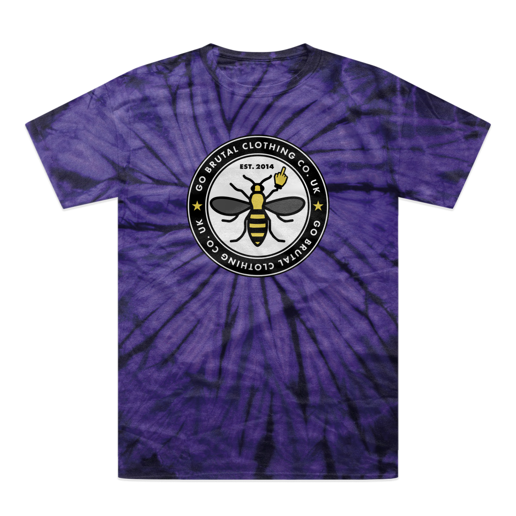GBee Of Manchester Tonal Spider Tie-Dye T-Shirt