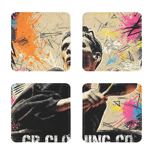 GB Legends - Bez Sublimation Coasters Pack of Four