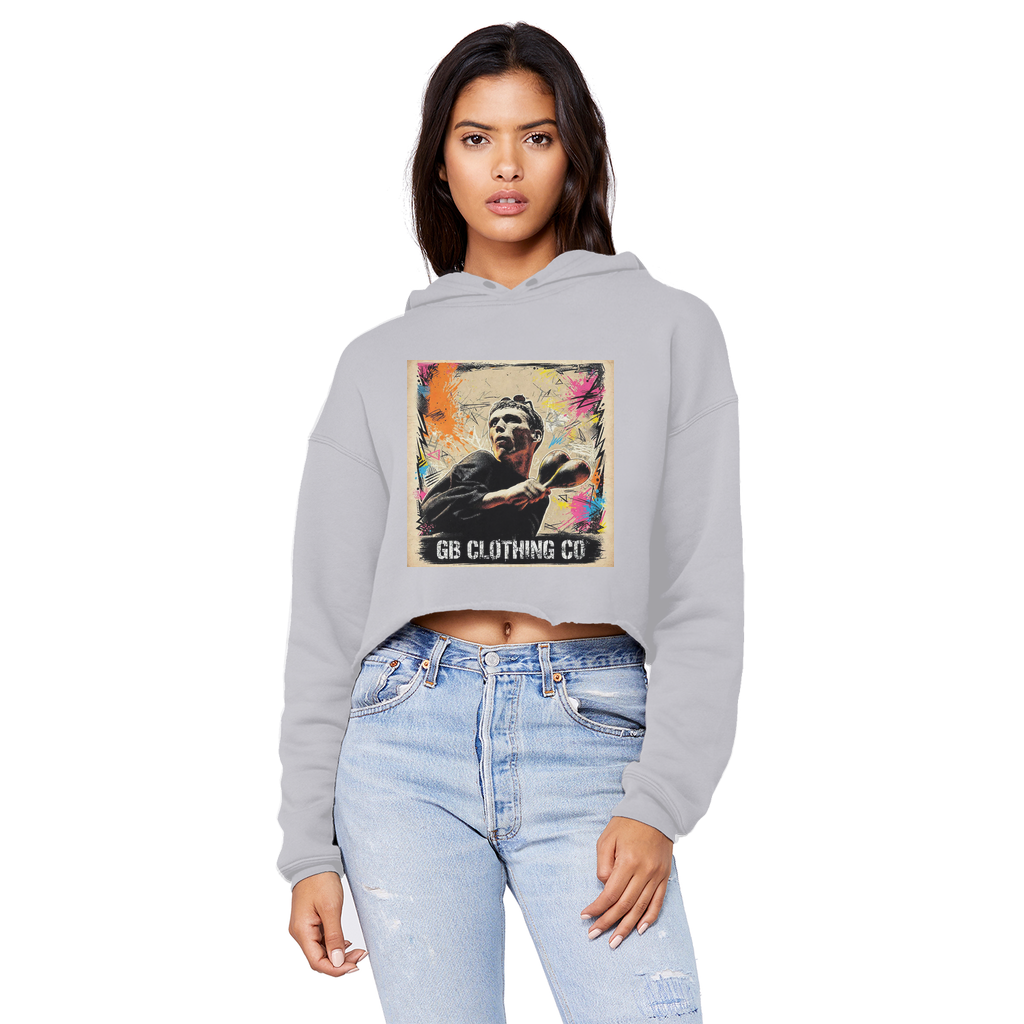 GB Legends - Bez Cropped Raw Edge Boyfriend Hoodie
