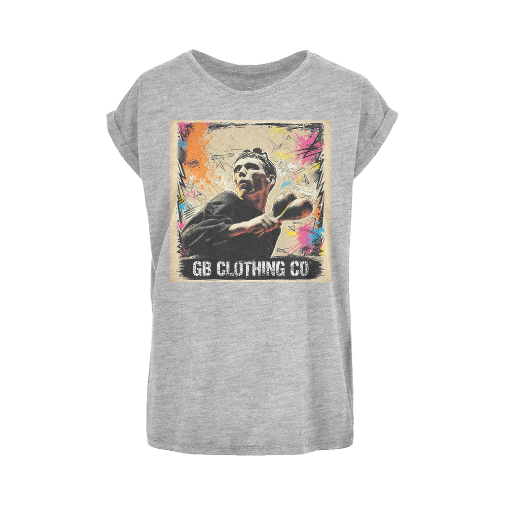 GB Legends - Bez Women's Extended Shoulder T-Shirt XS-5XL