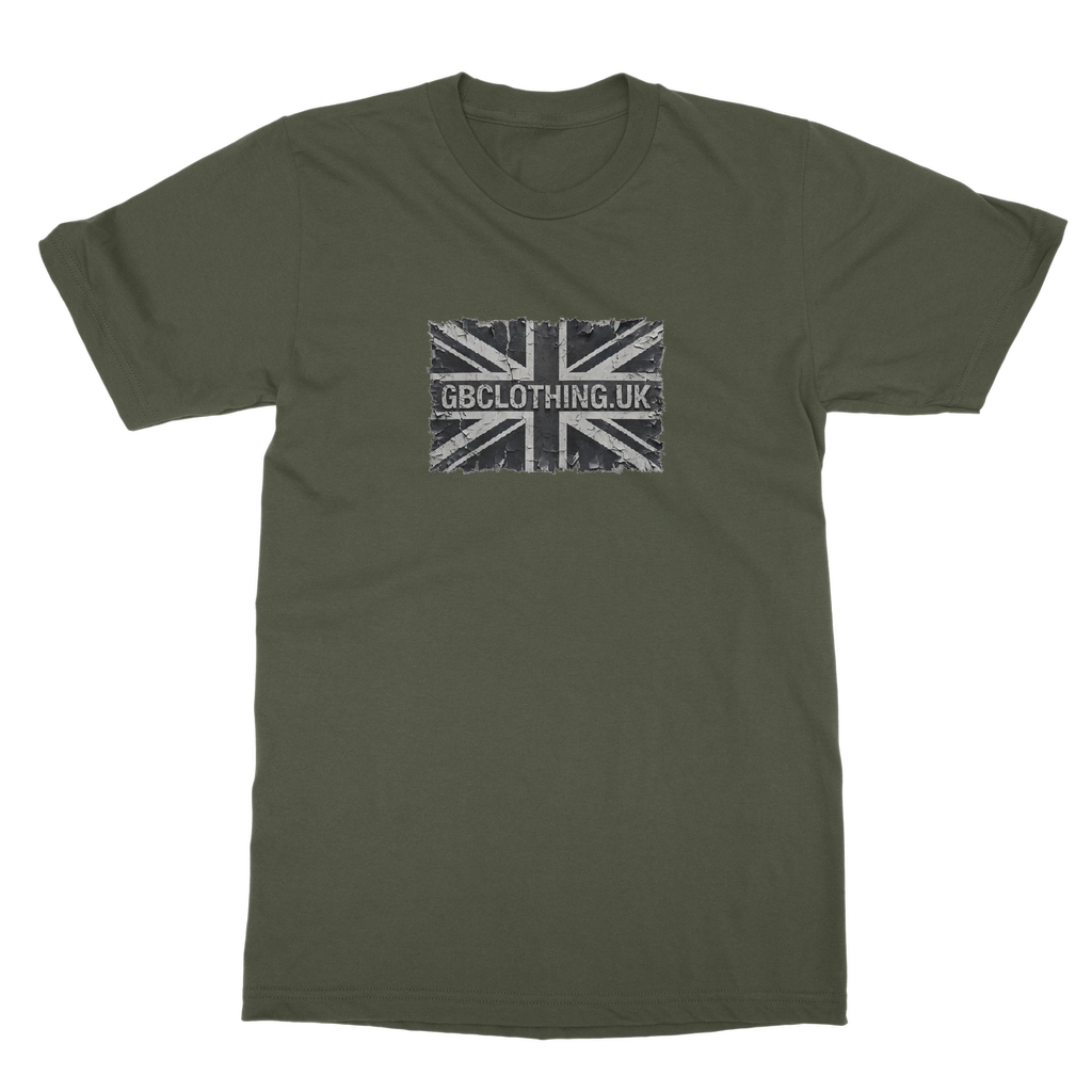 Distressed Black Flag Classic Adult T-Shirt