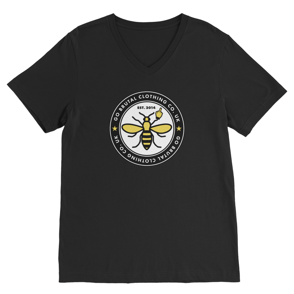 GBee Of Manchester Premium V-Neck T-Shirt