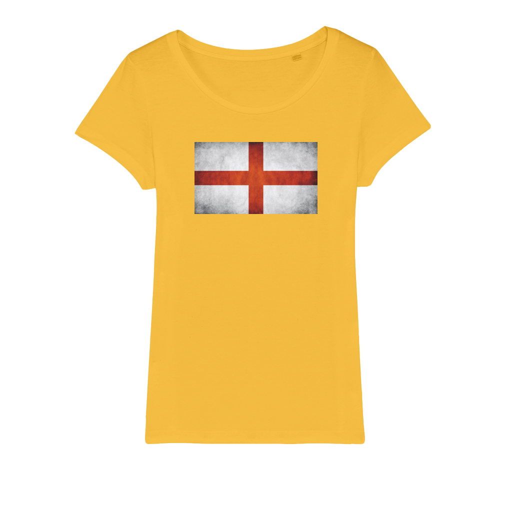 England Organic Jersey Womens T-Shirt