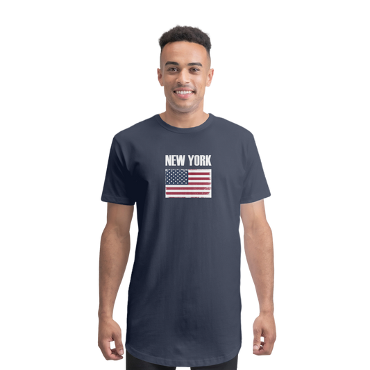 New York Premium Long Body T-Shirt