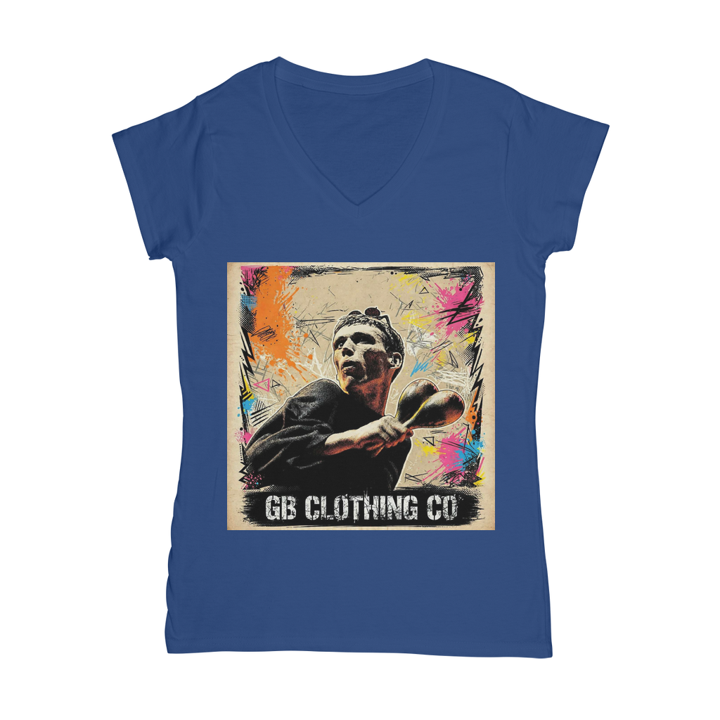 GB Legends - Bez Classic Women's V-Neck T-Shirt