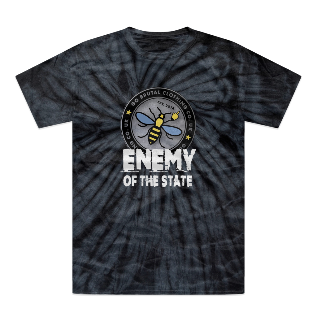 Enemy Of The State Tonal Spider Tie-Dye T-Shirt