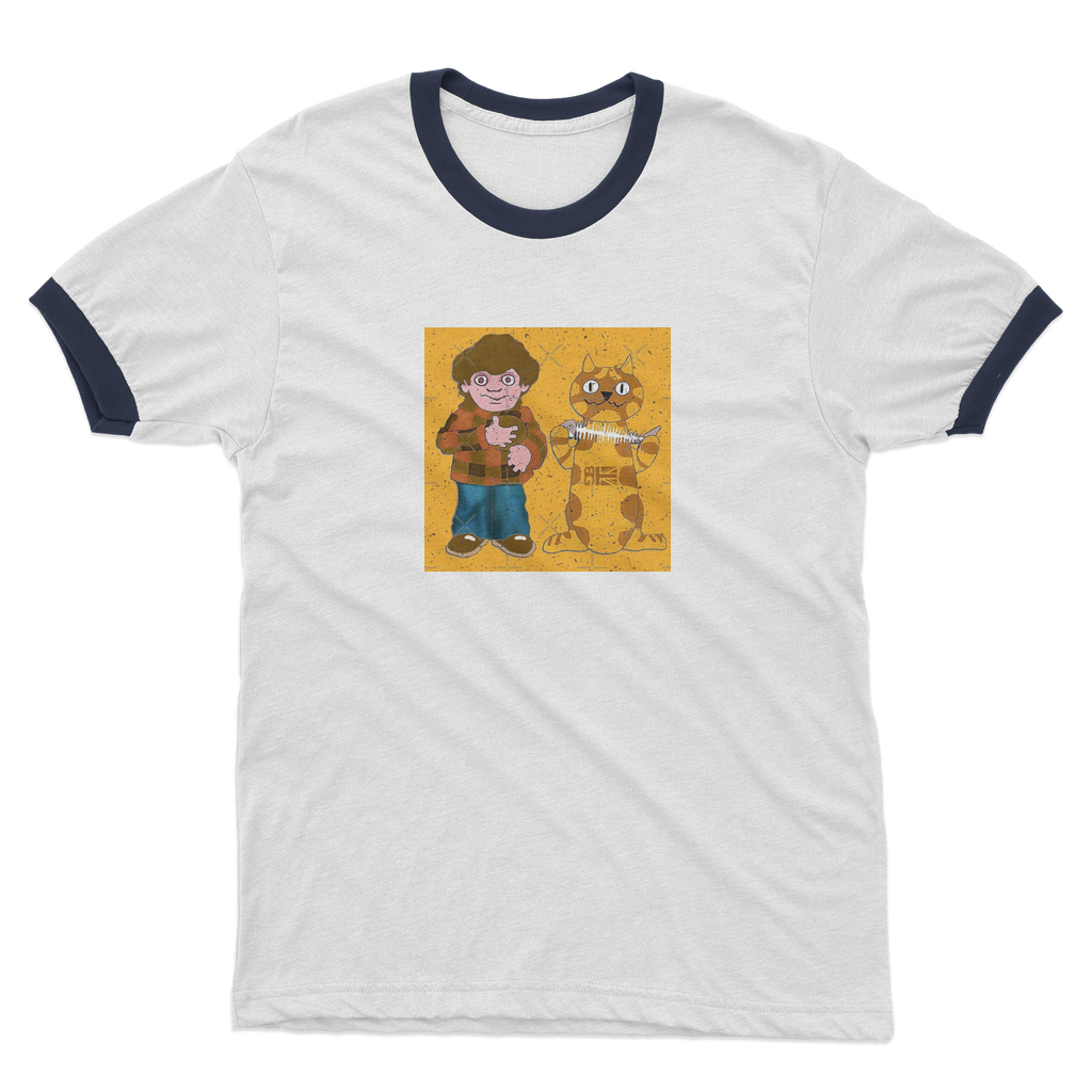 Charly Says Adult Ringer T-Shirt