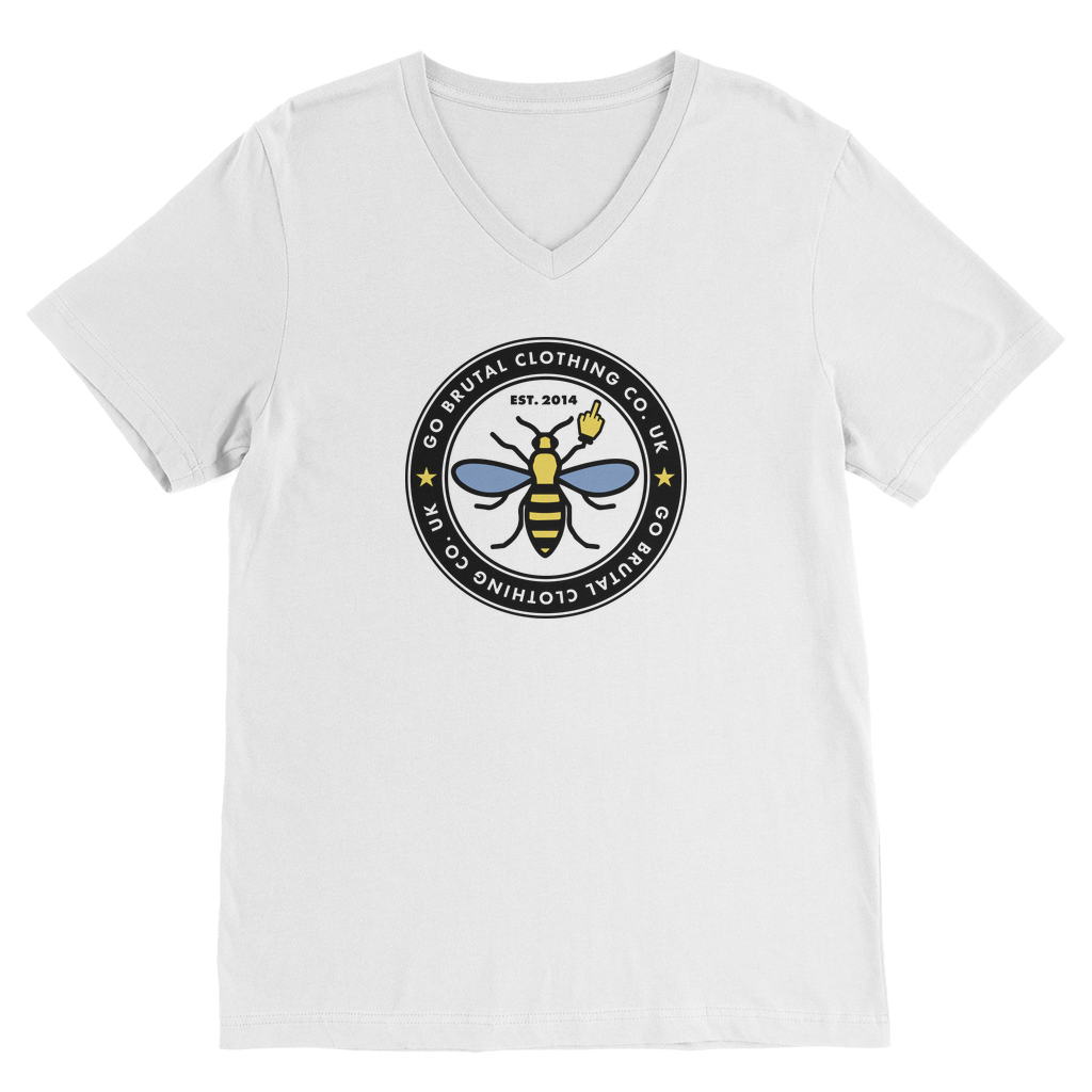 GBee Of Manchester Classic V-Neck T-Shirt