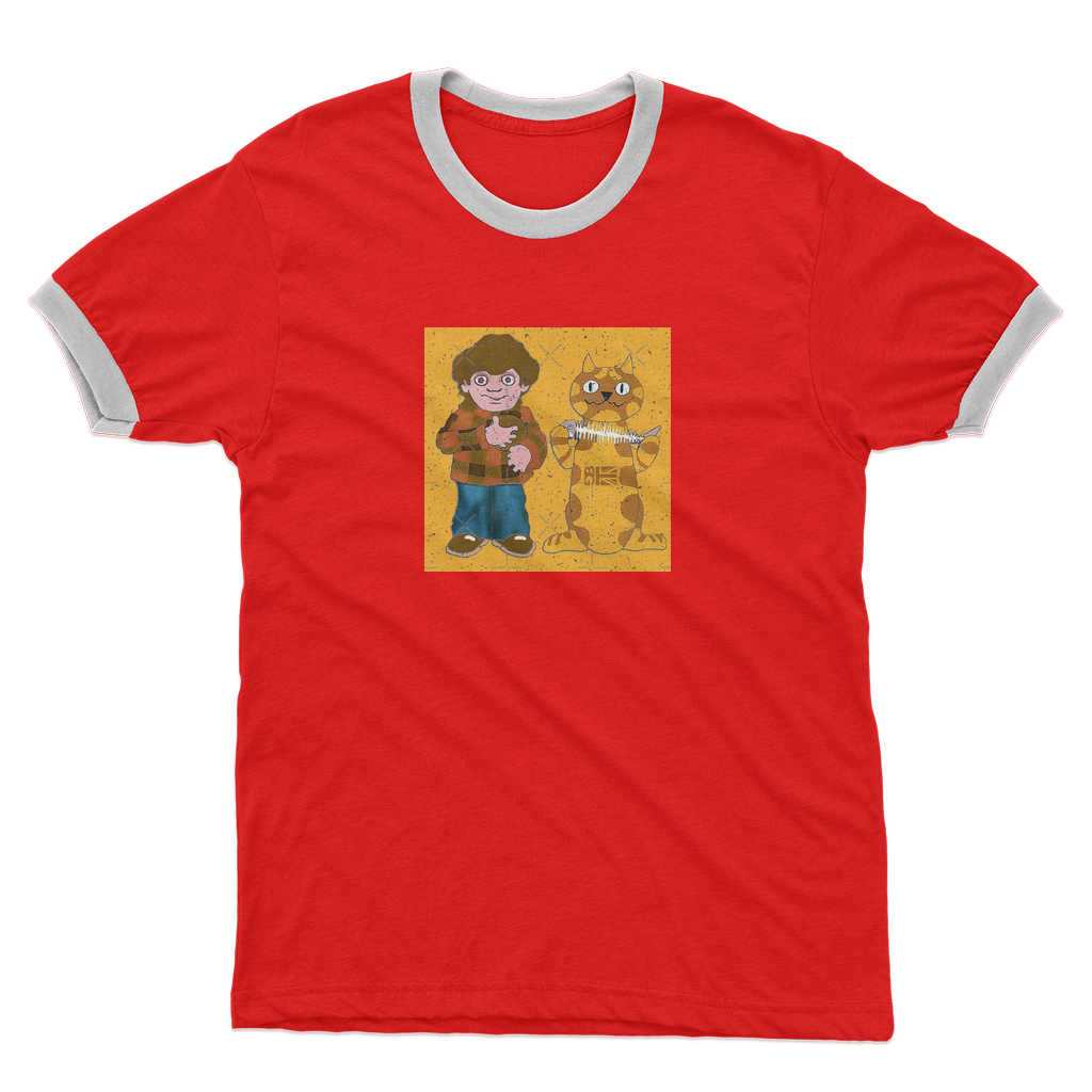 Charly Says Adult Ringer T-Shirt